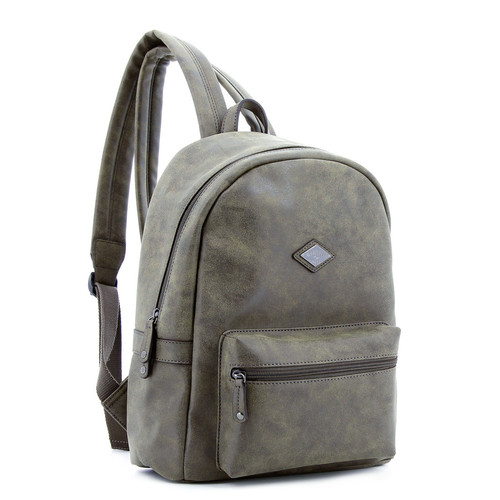 Lee Cooper Maroquinerie - Sac à dos A4 taupe - Sacs & sacoches homme