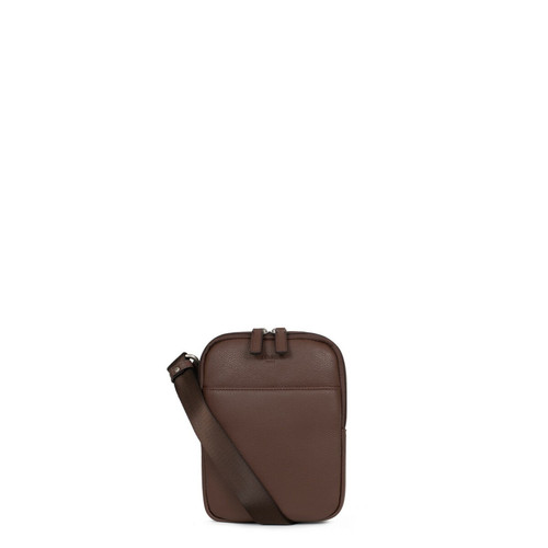Hexagona - Sacoche Cuir CONFORT Chocolat Logan - Accessoires mode & petites maroquineries homme