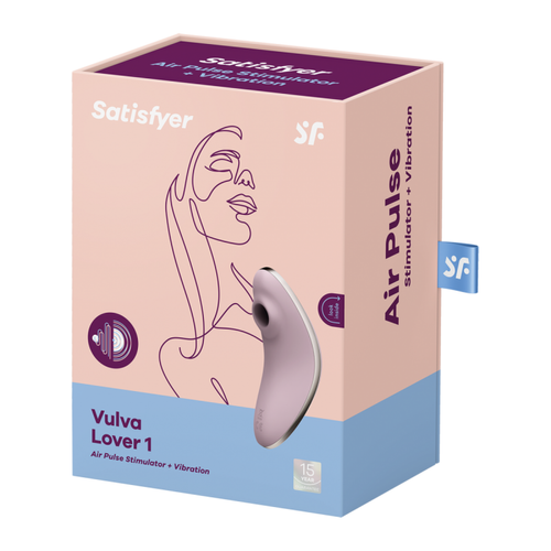 Satisfyer - Vulva Lover Stimulateur Et Vibromasseur Satisfyer - Rose - Sélection mode & déco Saint Valentin