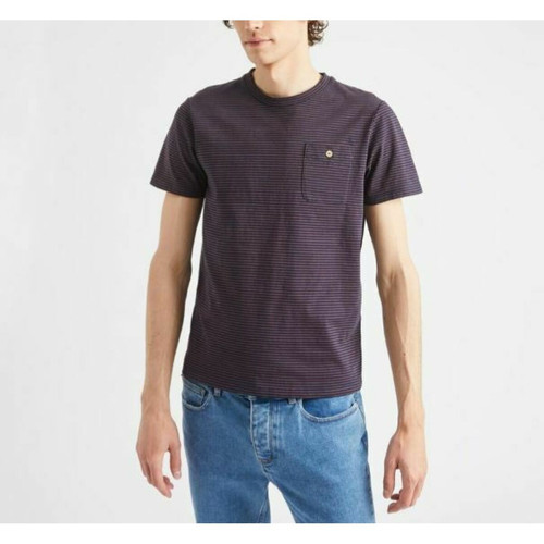 Faguo - T-Shirt homme  OLONNE à Rayures - Toute la mode