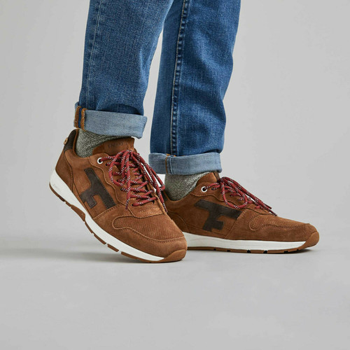 Faguo - Baskets Camel OLIVE - Faguo mode homme