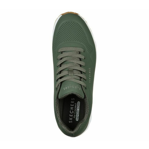 Baskets homme UNO - STAND ON AIR olive Skechers
