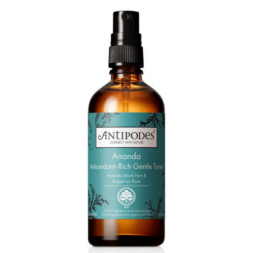 Antipodes - Tonique Doux Antioxydant pour Visage Ananda - Cosmetique bio homme