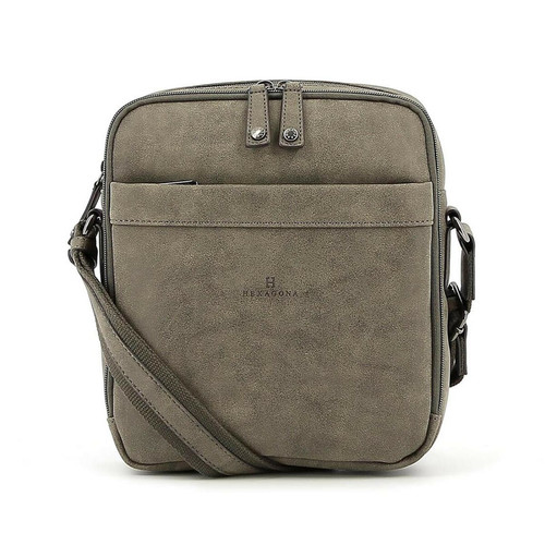 Sacoche DIFFERENCE Taupe Kyle Taupe Hexagona LES ESSENTIELS HOMME