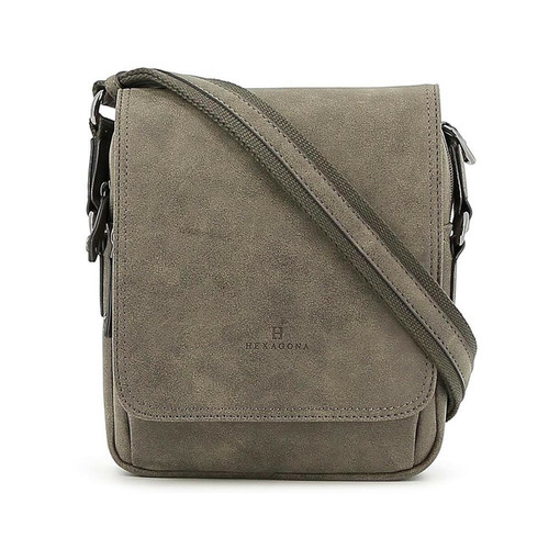 Sacoche DIFFERENCE Taupe Troy Taupe Hexagona LES ESSENTIELS HOMME