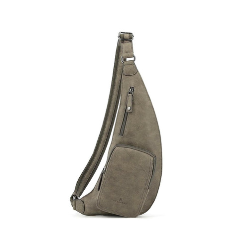 Sac monobretelle DIFFERENCE Taupe Taupe Hexagona LES ESSENTIELS HOMME