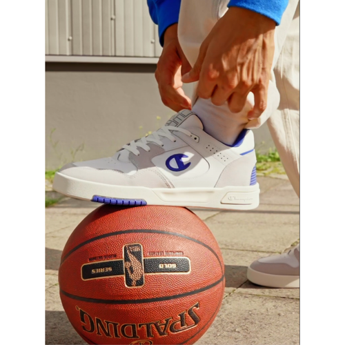 Champion - Basket Z80 Low Cut blanc pour homme  - Promo Chaussures