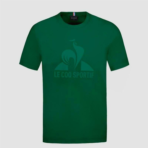 T-shirt vert foncé camus MONOCHROME Tee SS N°1 M  Le coq sportif LES ESSENTIELS HOMME