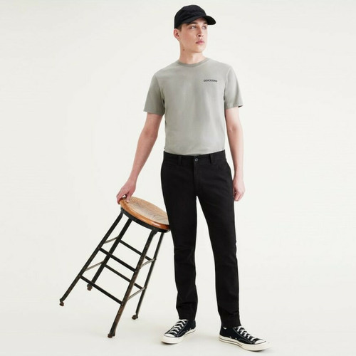 Dockers - Pantalon chino skinny California noir en coton - Promos vêtements homme