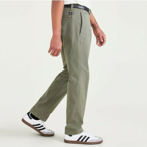 Pantalon chino slim California vert en coton Dockers