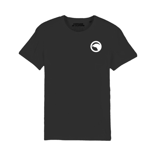 Compagnie de Californie - Tee-shirt manches courtes Balboa noir - T shirts manches courtes femme noir