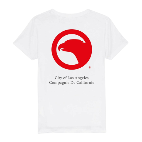 Tee-shirt manches courtes Eagle City gris Compagnie de Californie