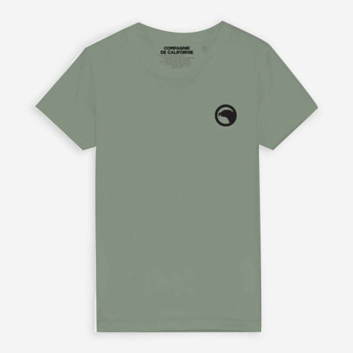 Compagnie de Californie - Tee-shirt manches courtes S TO S kaki clair - Vetements femme vert