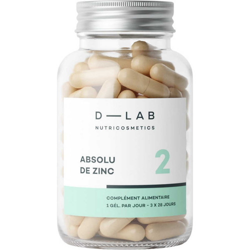 D-Lab - Absolu de Zinc cure de 3 mois - Compléments Alimentaires Peau
