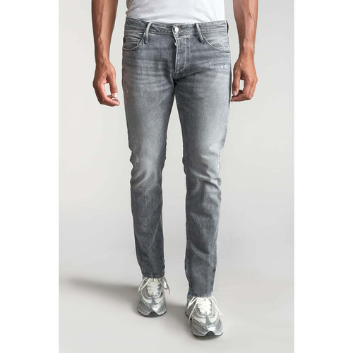 Jeans regular, droit 700/17, longueur 34 gris Le Temps des Cerises LES ESSENTIELS HOMME