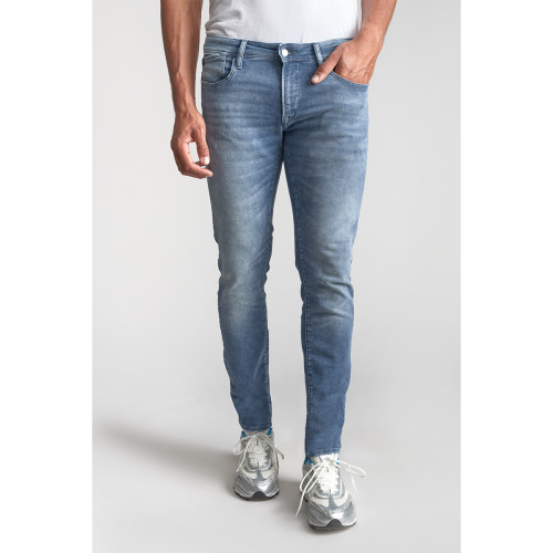 Le Temps des Cerises - Jeans ajusté BLUE JOGG 700/11, longueur 34 bleu en coton Rex - Jeans Slim Homme