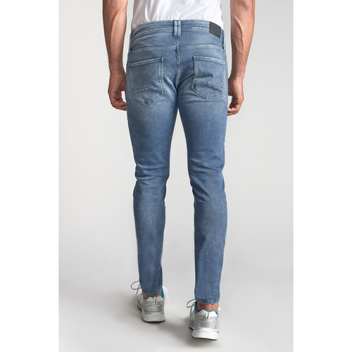 Jeans ajusté BLUE JOGG 700/11, longueur 34 bleu en coton Rex Le Temps des Cerises LES ESSENTIELS HOMME