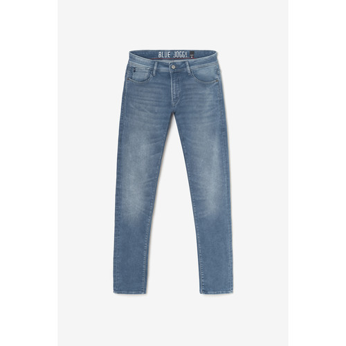 Jeans ajusté BLUE JOGG 700/11, longueur 34 bleu en coton Rex Le Temps des Cerises