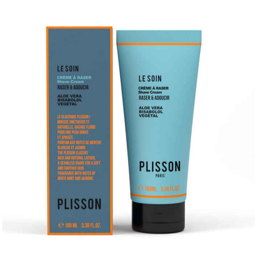 Plisson - Crème à Raser Naturelle - Rasage et soins visage Plisson