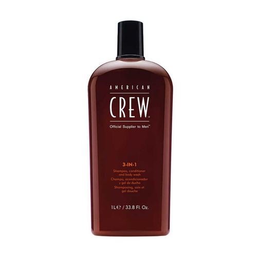 American Crew - Soin 3-En-1 Classique Shampoing, Après-Shampoing et Gel Douche - Soins cheveux homme