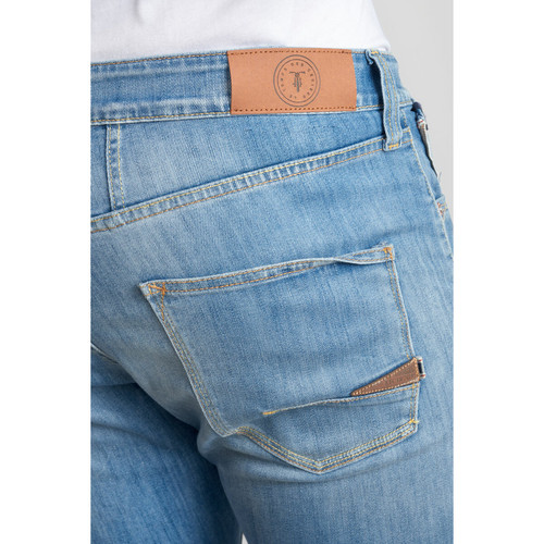 Jeans regular, droit 700/22, longueur 34 bleu en coton Cody Le Temps des Cerises LES ESSENTIELS HOMME