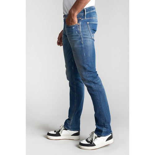 Jeans regular Pazy 800/12, longueur 34 bleu en coton Le Temps des Cerises