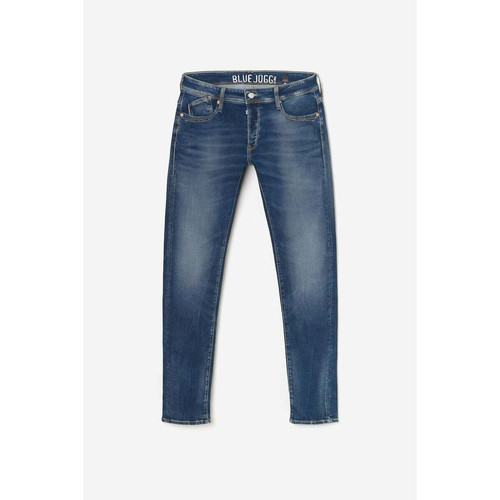 Jeans ajusté BLUE JOGG 700/11, longueur 34 bleu en coton Alex Le Temps des Cerises