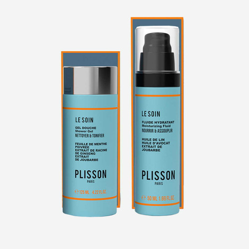 Plisson - Coffret Duo L'Irrésistible Gel Douche 3-en-1 et Fluide Hydratant - Beauté