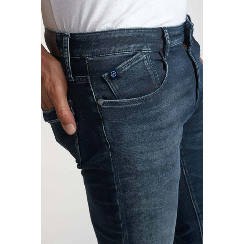 Jeans regular, droit 800/12JO, longueur 34 bleu en coton Sam Jean homme