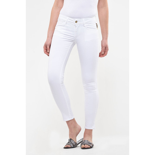 Jeans push-up slim PULP, 7/8ème blanc Le Temps des Cerises