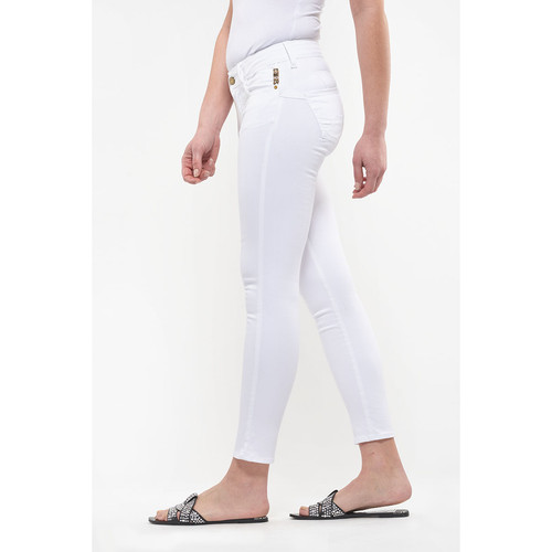 Jeans push-up slim PULP, 7/8ème blanc Le Temps des Cerises Mode femme