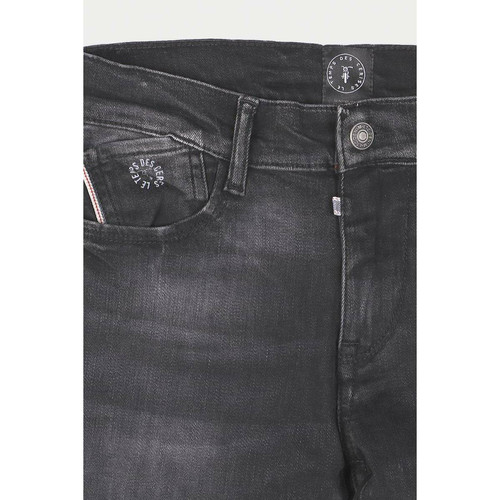 Jeans slim power skinny, longueur 34 noir Le Temps des Cerises