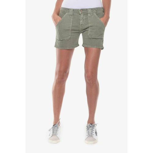 Short en jeans OLSEN2 vert Le Temps des Cerises Mode femme