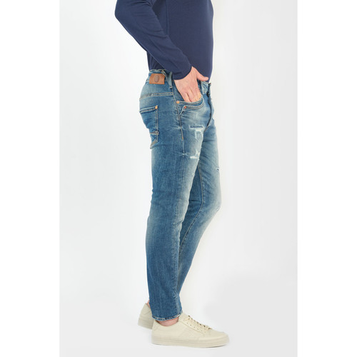 Jeans tapered 916, longueur 34 bleu Lucas Le Temps des Cerises LES ESSENTIELS HOMME