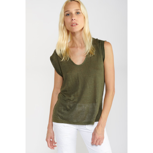 Le Temps des Cerises - Tee-Shirt PLOVERS - Vetements femme vert