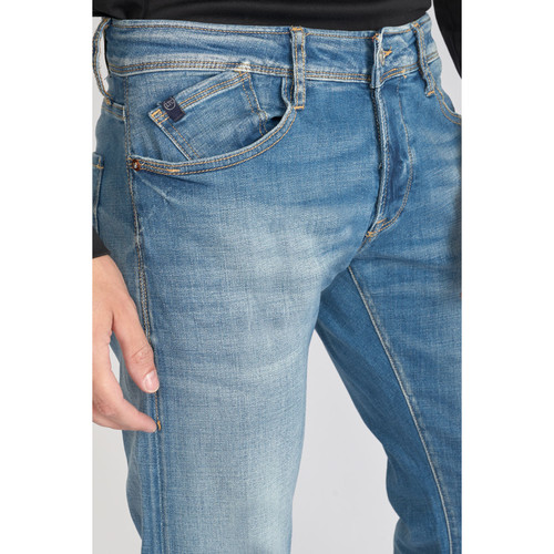 Jeans slim stretch 700/11, longueur 34 bleu Trent Le Temps des Cerises LES ESSENTIELS HOMME