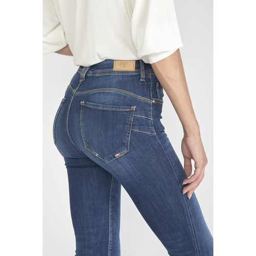Jeans push-up slim taille haute PULP, longueur 34 bleu Jade Le Temps des Cerises Mode femme