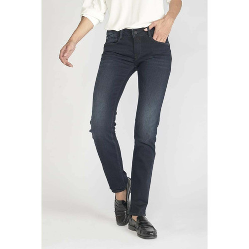 Le Temps des Cerises - Jeans push-up regular, droit PULP, longueur 34 bleu Vox - Promo Mode femme