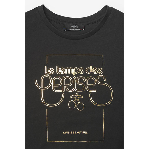 Tee-Shirt THEAGI noir Le Temps des Cerises