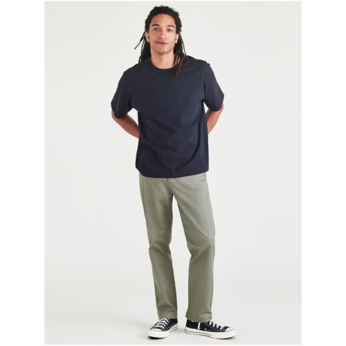 Dockers - Pantalon chino slim Original vert en coton - Pantalon  homme