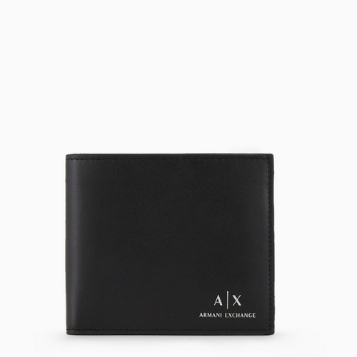 Armani Exchange - Portefeuille deux volets noir homme  - Accessoires mode & petites maroquineries homme
