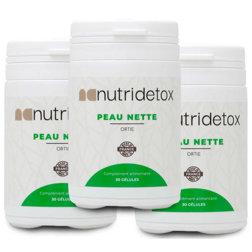 Nutridetox - Peau Nette - X3 - Compléments Alimentaires