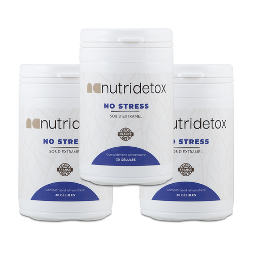 Nutridetox - No Stress - x3 - Compléments alimentaires sommeil et stress