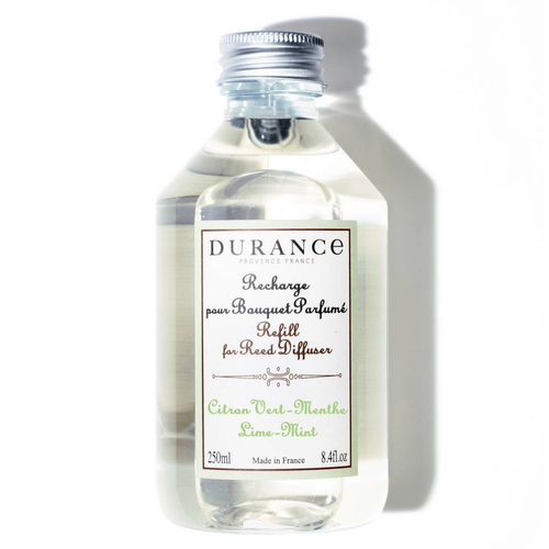 Durance - Recharge pour bouquet parfumé Citron vert Menthe - Bougies et parfums d'intérieur