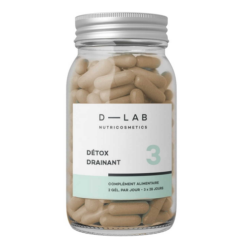 D-Lab - Détox Drainant cure de 3 mois - Complements alimentaires sante
