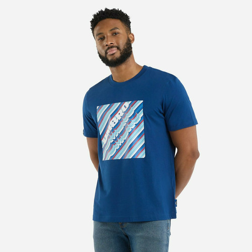 Umbro - Tee-shirt imprimé bleu - T-shirt / Polo homme