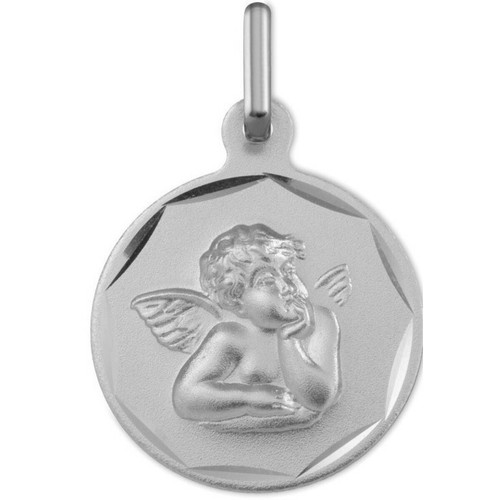 Argyor - Médaille Argyor 1B300454 H1.5 cm - Or Blanc  - Bijoux enfant