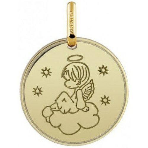 Argyor - Médaille Argyor 1960006  H1.6 cm - Or Jaune 750/1000 - Bijoux enfant