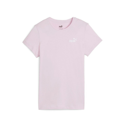 Puma - Tee-shirt brodé rose clair ESS+ - Mode femme Puma