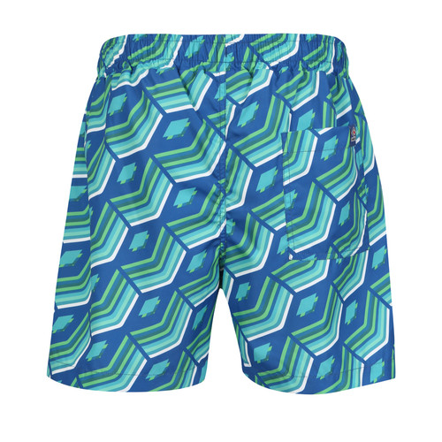 Umbro - Short jacquard rétro vert multicolore pour homme - Bermuda / Short homme